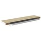 vidaXL Kelluvat seinähyllyt 2kpl tammi ja valkoinen 120x23,5x3,8cm MDF hinta ja tiedot | Hyllyt | hobbyhall.fi