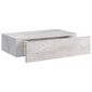 vidaXL Seinälaatikkohylly betoninharmaa 40x23,5x10 cm MDF hinta ja tiedot | Hyllyt | hobbyhall.fi