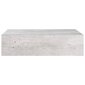 vidaXL Seinälaatikkohylly betoninharmaa 40x23,5x10 cm MDF hinta ja tiedot | Hyllyt | hobbyhall.fi