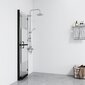 vidaXL Walk-in suihkuseinä kokoontaittuva ESG 1/2 huurrelasi 70x190 cm hinta ja tiedot | Suihkuseinät ja -ovet | hobbyhall.fi