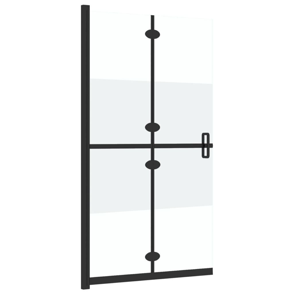 vidaXL Walk-in suihkuseinä kokoontaittuva ESG 1/2 huurrelasi 70x190 cm hinta ja tiedot | Suihkuseinät ja -ovet | hobbyhall.fi