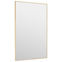 vidaXL Ovipeili kulta 50x80 cm lasi ja alumiini hinta ja tiedot | Peilit | hobbyhall.fi