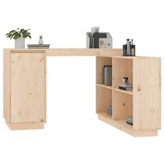 vidaXL Työpöytä 110x50x75 cm täysi mänty hinta ja tiedot | Tietokonepöydät ja työpöydät | hobbyhall.fi