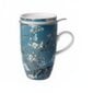 Teekuppi kannella ja siivilä Vincent van Gogh, Almond Tree Blue hinta ja tiedot | Hauskat mukit | hobbyhall.fi