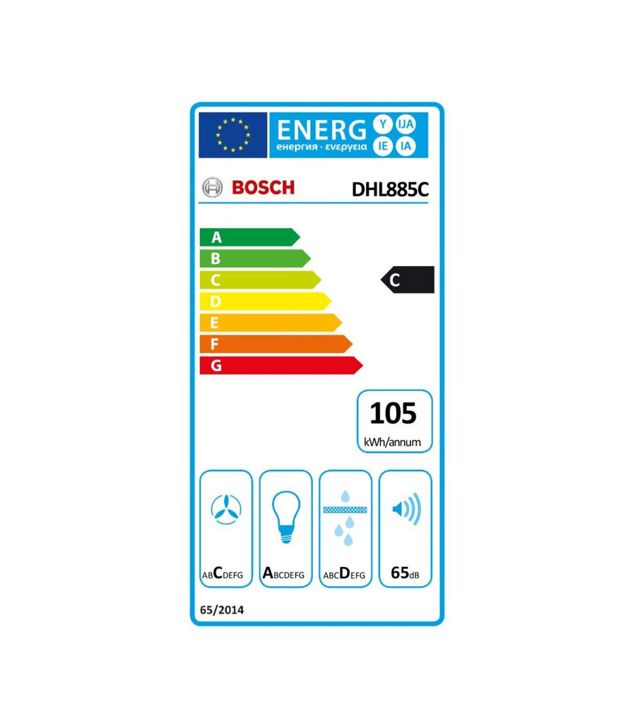 Bosch DHL885C hinta ja tiedot | Liesituulettimet | hobbyhall.fi