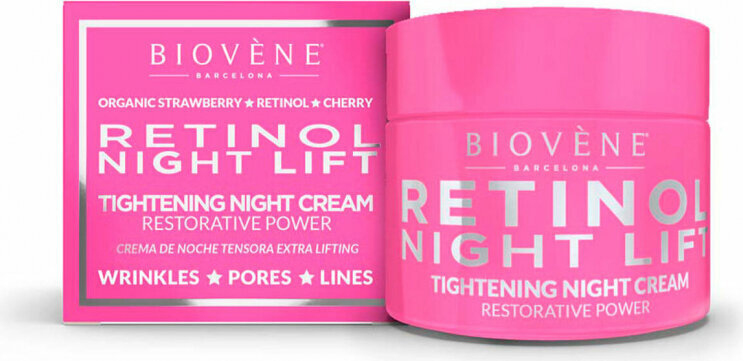 Biovène Retinol Night Lift kasvovoide, 50 ml hinta ja tiedot | Kasvovoiteet | hobbyhall.fi