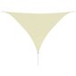 vidaXL Aurinkopurje Oxford-kangas kolmio 5x5x5 m Kerma hinta ja tiedot | Aurinkovarjot ja markiisit | hobbyhall.fi