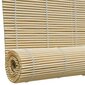 vidaXL Luonnolliset bambu rullaverhot 120 x 220 cm hinta ja tiedot | Kaihtimet | hobbyhall.fi