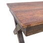 vidaXL Sohvapöytä kiinteä kierrätetty puu 110x60x45 cm hinta ja tiedot | Sohvapöydät | hobbyhall.fi