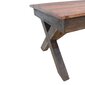 vidaXL Sohvapöytä kiinteä kierrätetty puu 110x60x45 cm hinta ja tiedot | Sohvapöydät | hobbyhall.fi