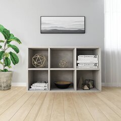 vidaXL Kirjahylly/senkki betoninharmaa 66x30x98 cm lastulevy hinta ja tiedot | Hyllyt | hobbyhall.fi