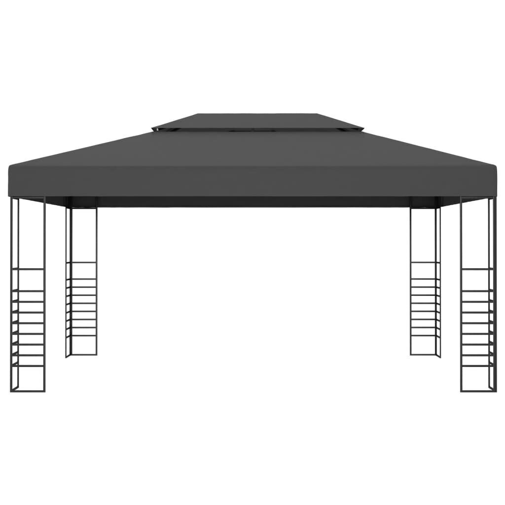 vidaXL Huvimaja 3x4 m antrasiitti hinta ja tiedot | Puutarhapaviljongit | hobbyhall.fi