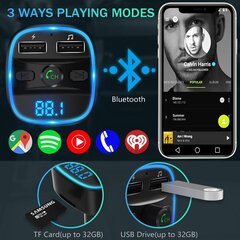 Lencent T25 Bluetooth FM Transmitter Car Adapter hinta ja tiedot | Lencent Autotuotteet | hobbyhall.fi