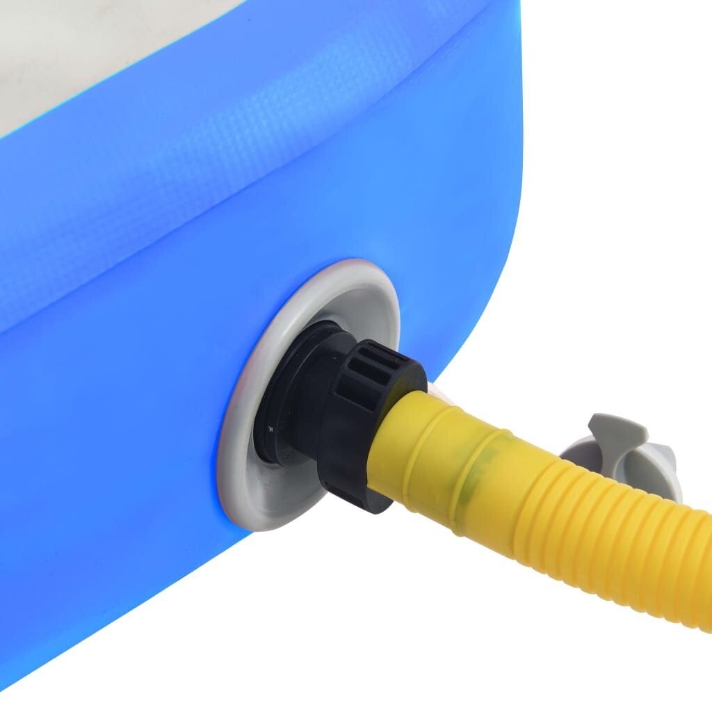 vidaXL Täytettävä voimistelumatto pumpulla 600x100x20 cm PVC sininen hinta ja tiedot | Joogamatot | hobbyhall.fi