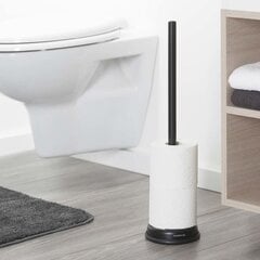 Sealskin Teline WC-paperirullille Acero musta 361731819 hinta ja tiedot | Kylpyhuoneen sisustus | hobbyhall.fi