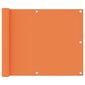 vidaXL Parvekkeen suoja oranssi 75x300 cm Oxford kangas hinta ja tiedot | Aurinkovarjot ja markiisit | hobbyhall.fi