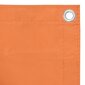 vidaXL Parvekkeen suoja oranssi 75x300 cm Oxford kangas hinta ja tiedot | Aurinkovarjot ja markiisit | hobbyhall.fi
