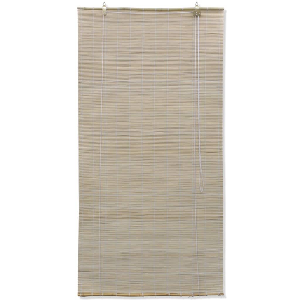 vidaXL Luonnolliset bambu rullaverhot 4 kpl 120x160 cm hinta ja tiedot | Kaihtimet | hobbyhall.fi