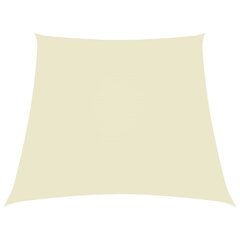 vidaXL Aurinkopurje Oxford-kangas puolisuunnikas 4/5x4 m kerma hinta ja tiedot | Aurinkovarjot ja markiisit | hobbyhall.fi