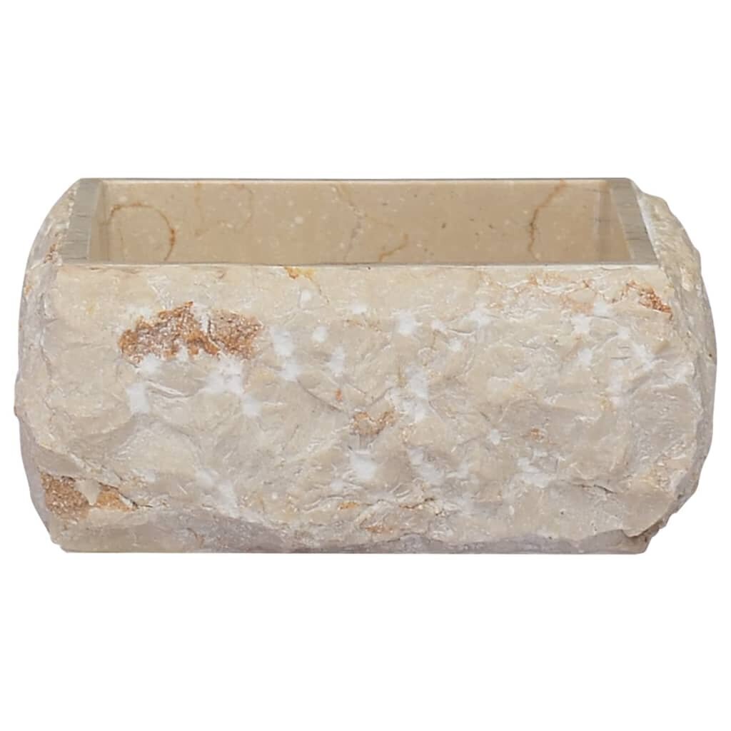 vidaXL Pesuallas kerma 30x30x13 cm marmori hinta ja tiedot | Pesualtaat | hobbyhall.fi