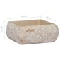 vidaXL Pesuallas kerma 30x30x13 cm marmori hinta ja tiedot | Pesualtaat | hobbyhall.fi