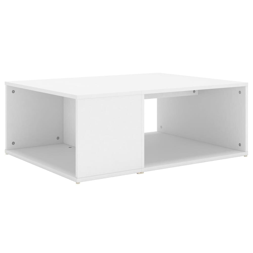 vidaXL Sohvapöytä valkoinen 90x67x33 cm lastulevy hinta ja tiedot | Sohvapöydät | hobbyhall.fi