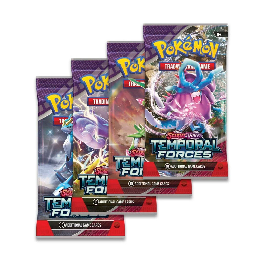 Pokémon TCG: SV05 Temporal Forces Booster pack (6) hinta ja tiedot | Pelien oheistuotteet | hobbyhall.fi