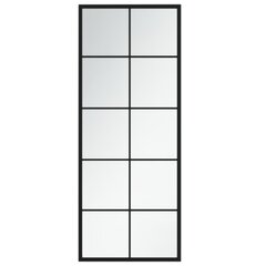 vidaXL Seinäpeilit 2 kpl musta 100x40 cm metalli hinta ja tiedot | Peilit | hobbyhall.fi