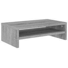 vidaXL Näyttöteline harmaa Sonoma 42x24x13 cm tekninen puu hinta ja tiedot | TV-tasot | hobbyhall.fi