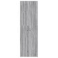 vidaXL Toimistokaappi harmaa Sonoma 60x32x190 cm tekninen puu hinta ja tiedot | Kaapit | hobbyhall.fi