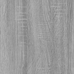 vidaXL Kirjahylly / Senkki harmaa Sonoma 66x30x130 cm tekninen puu hinta ja tiedot | Hyllyt | hobbyhall.fi