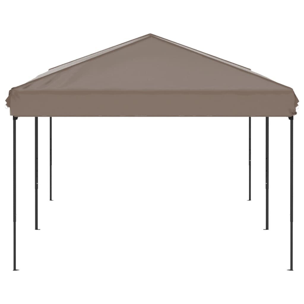 vidaXL Kokoontaittuva juhlateltta taupe 3x6 m hinta ja tiedot | Puutarhapaviljongit | hobbyhall.fi