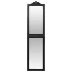 vidaXL Vapaasti seisova peili musta 40x160 cm hinta ja tiedot | Peilit | hobbyhall.fi
