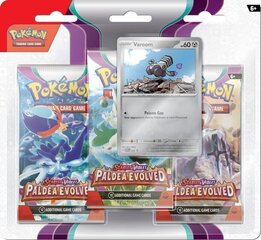 Pokémon TCG: Scarlet & Violet - Paldea Evolved - 3-Pack Blister MIX hinta ja tiedot | Lautapelit ja älypelit | hobbyhall.fi