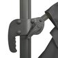 vidaXL Riippuva aurinkovarjo alumiinipylväällä antrasiitti 400x300 cm hinta ja tiedot | Aurinkovarjot ja markiisit | hobbyhall.fi