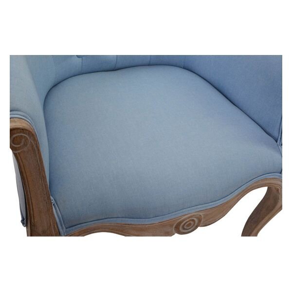 Nojatuoli DKD Home Decor Sininen Polyesteri Puu (58 x 56 x 69 cm) hinta ja tiedot | Nojatuolit | hobbyhall.fi