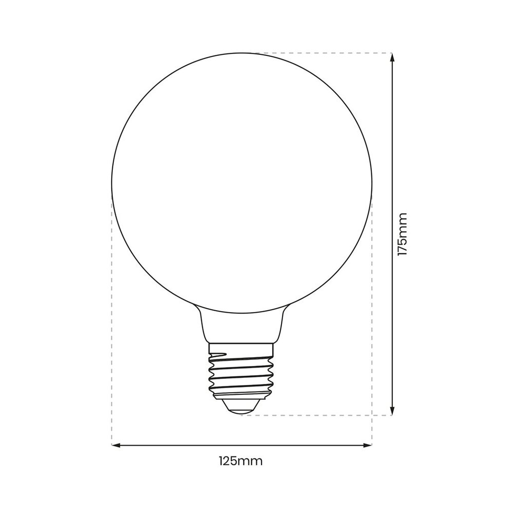 LED-lamppu, 6w g125 hinta ja tiedot | Lamput | hobbyhall.fi