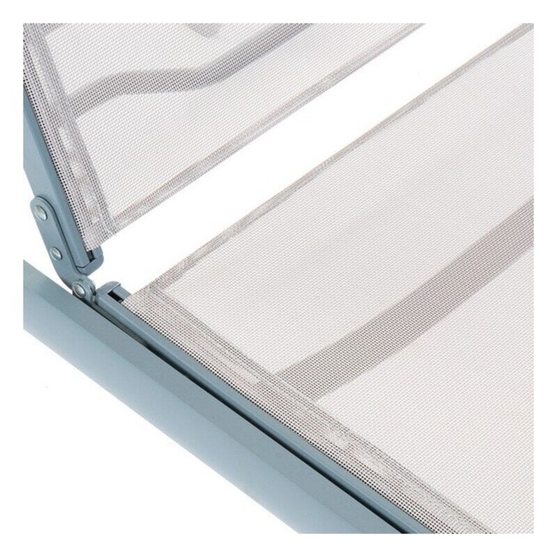 Aurinkotuoli DKD Home Decor kallistuva PVC Alumiini (191 x 58 x 98 cm) hinta ja tiedot | Puutarhakalusteet | hobbyhall.fi
