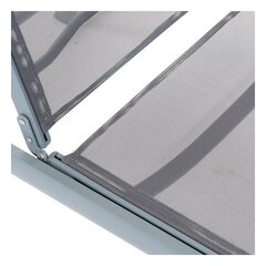 Aurinkotuoli DKD Home Decor kallistuva Gris Oscuro PVC Alumiini (191 x 58 x 98 cm) hinta ja tiedot | Puutarhakalusteet | hobbyhall.fi
