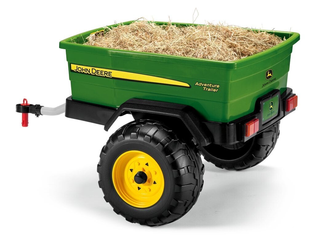 Peräkärry Peg Perego John Deere Adventure Trailer hinta ja tiedot | Lasten sähköautot | hobbyhall.fi