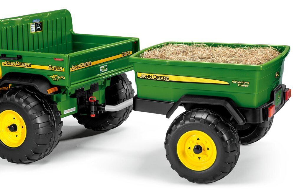 Peräkärry Peg Perego John Deere Adventure Trailer hinta ja tiedot | Lasten sähköautot | hobbyhall.fi