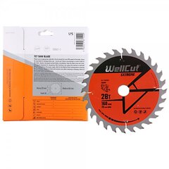 Sahanterä 160 mm WellCut WC-F1602028 hinta ja tiedot | Käsityökalut | hobbyhall.fi