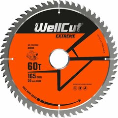 Sahanterä 165 mm Wellcut WC-C1652060 hinta ja tiedot | Käsityökalut | hobbyhall.fi