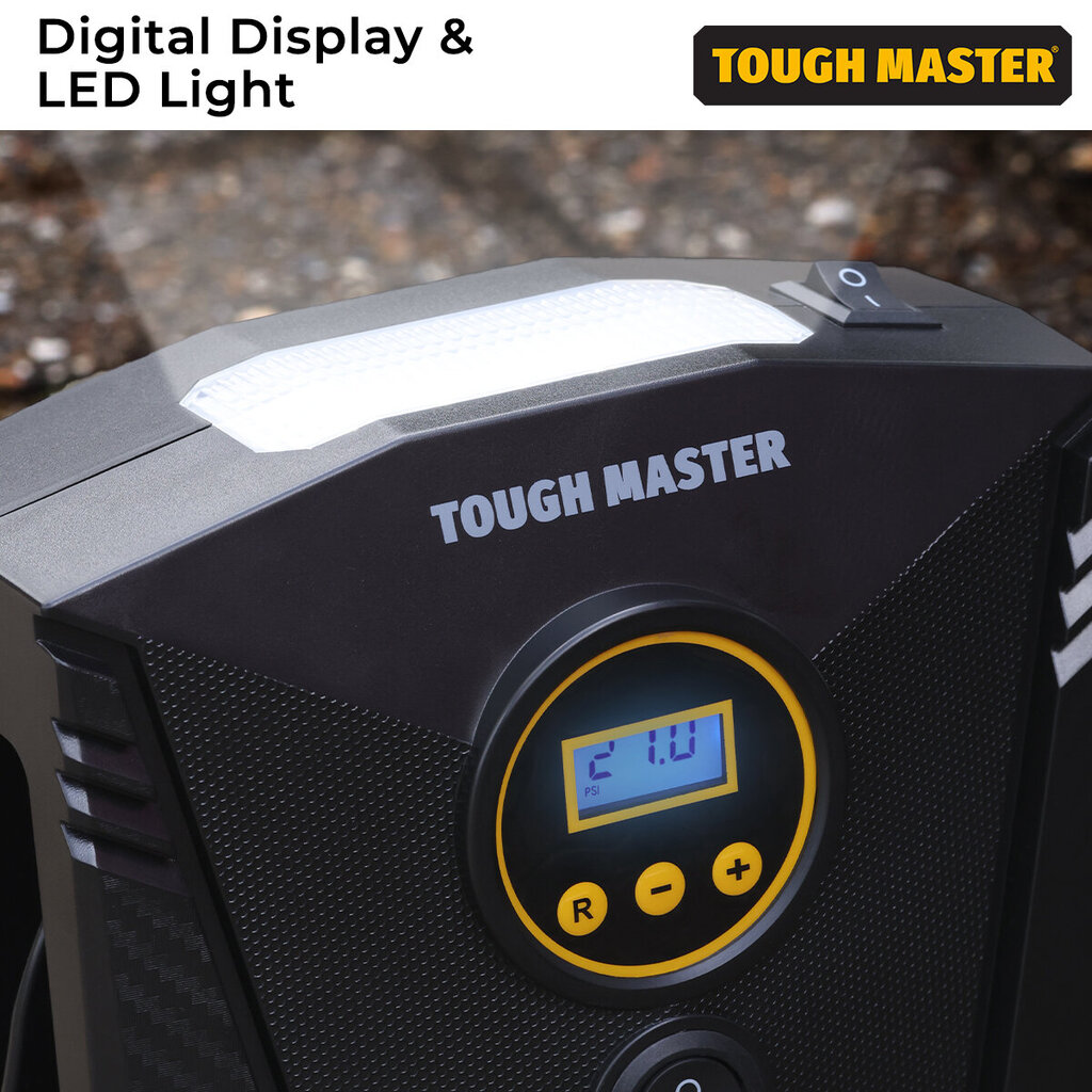 Auton ilmakompressori 12v Tough Master® TM-TC110D hinta ja tiedot | Kompressorit | hobbyhall.fi