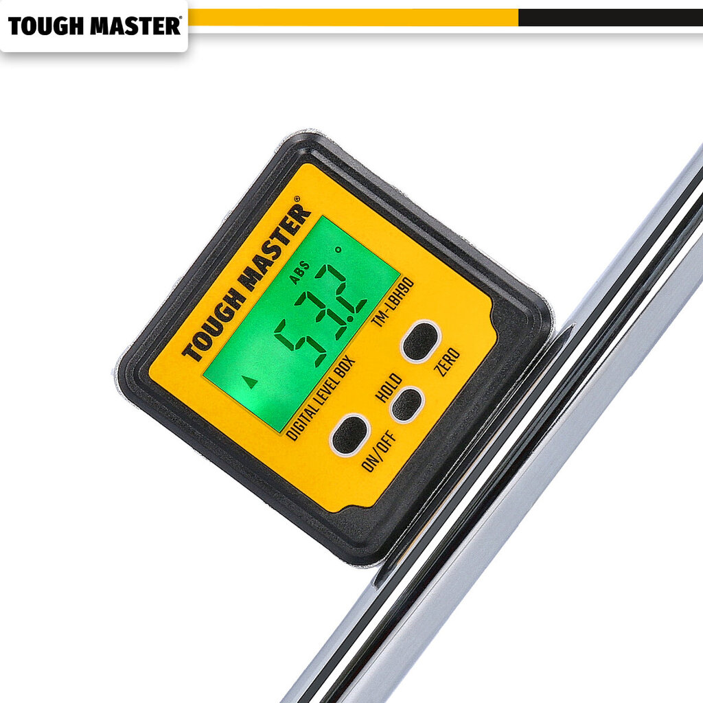 Digitaalinen astemitta Magneettinen Tough Master® TM-LBH90 hinta ja tiedot | Käsityökalut | hobbyhall.fi