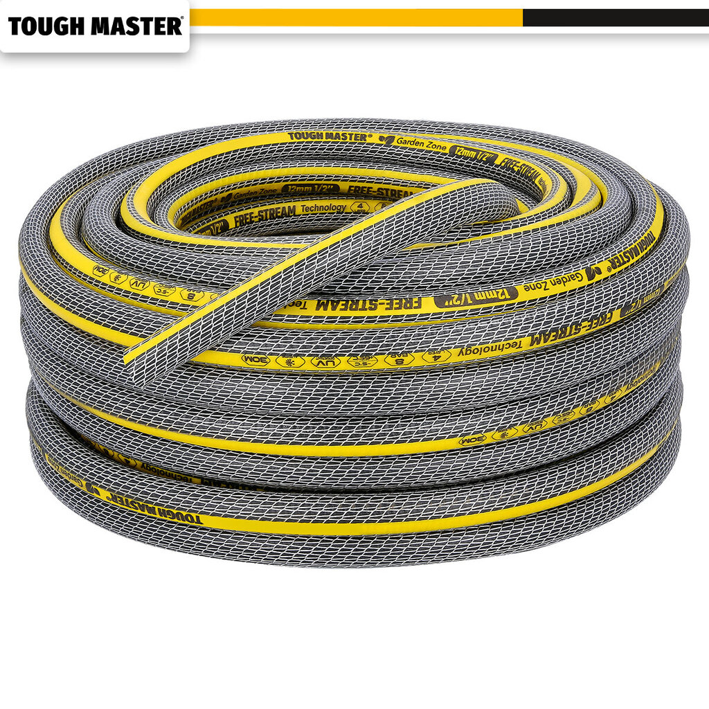 Vahvistettu puutarhaletku 30m (-5°C / +65°C) Tough Master ® TM-GH430C hinta ja tiedot | Puutarhaletkut, kastelukannut ja muut kastelutarvikkeet | hobbyhall.fi