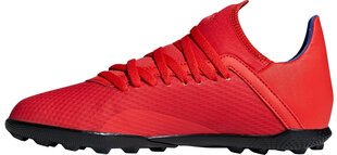 Adidas Jalkineet X 18.3 Tf J Red hinta ja tiedot | Jalkapallokengät | hobbyhall.fi