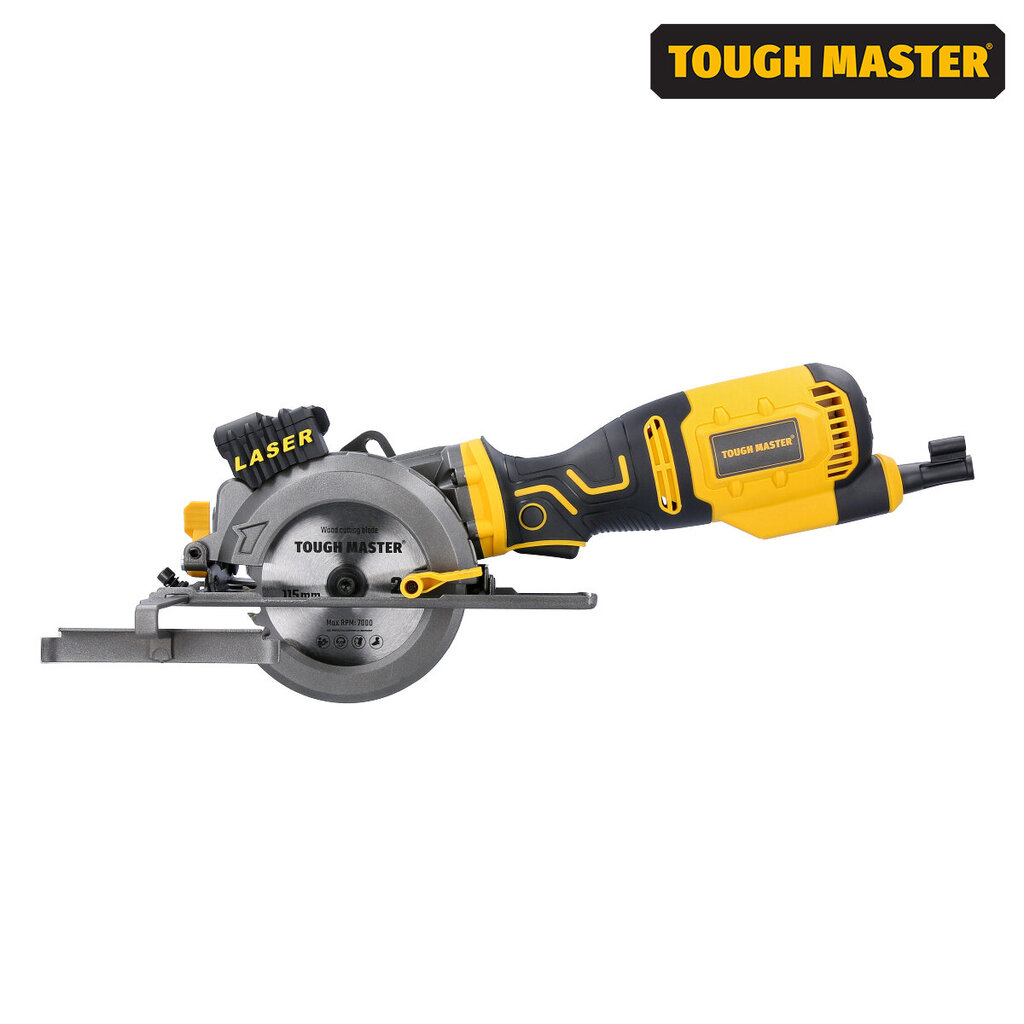 Minipyörösaha 705 W , 3500 rpm./min Tough Master® TM-MCS115 hinta ja tiedot | Sahat ja sirkkelit | hobbyhall.fi