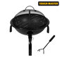 Kannettava hiiligrilli, BBQ 45cm Tough Master® TM-FPR17 hinta ja tiedot | Grillit | hobbyhall.fi