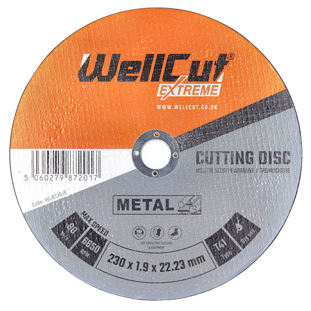 Katkaisulaikka 230x1.9x22.23mm WellCut® WCA23019 hinta ja tiedot | Käsityökalut | hobbyhall.fi